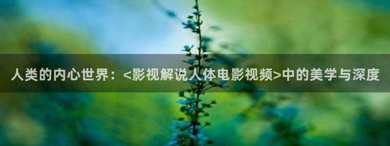 星辰影院地址：人类的内心世界：<影视解说人体电影视频>中的美学与深度